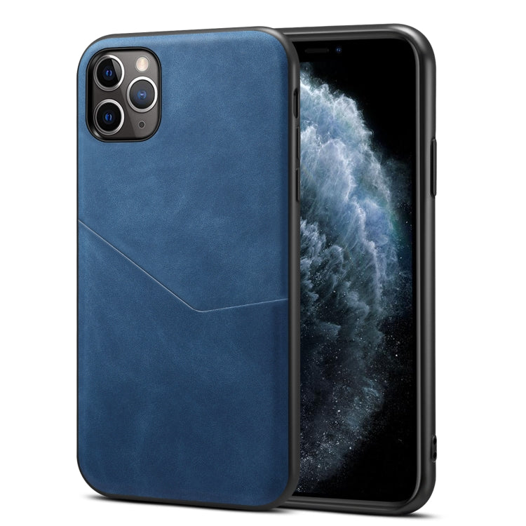 For iPhone 11 Pro Max Skin Feel PU + TPU Protective Case with Card Slot