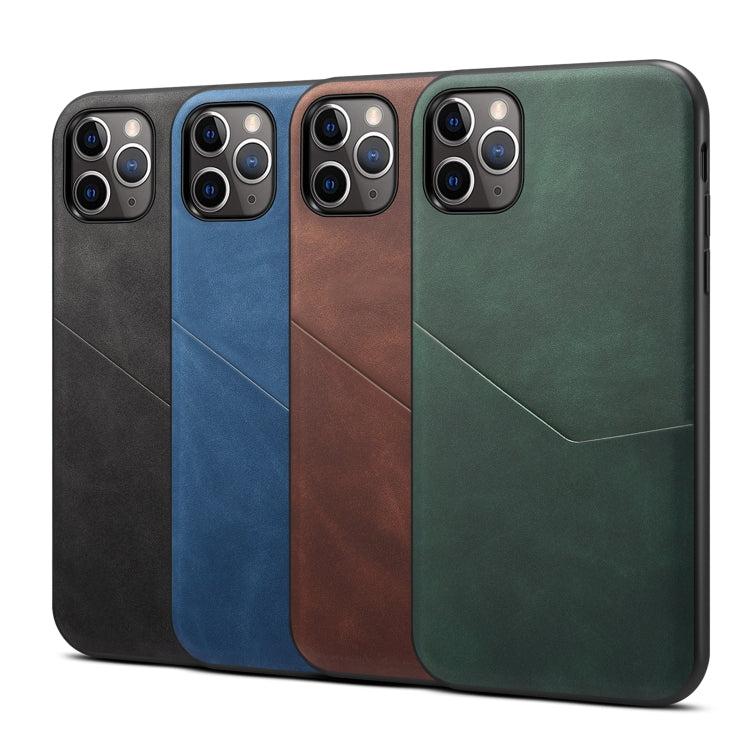 For iPhone 11 Pro Max Skin Feel PU + TPU Protective Case with Card Slot