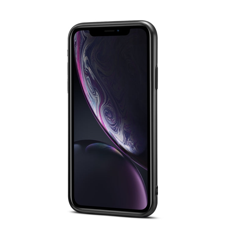 For iPhone XS Max Skin Feel PU + TPU Protective Case with Card Slot