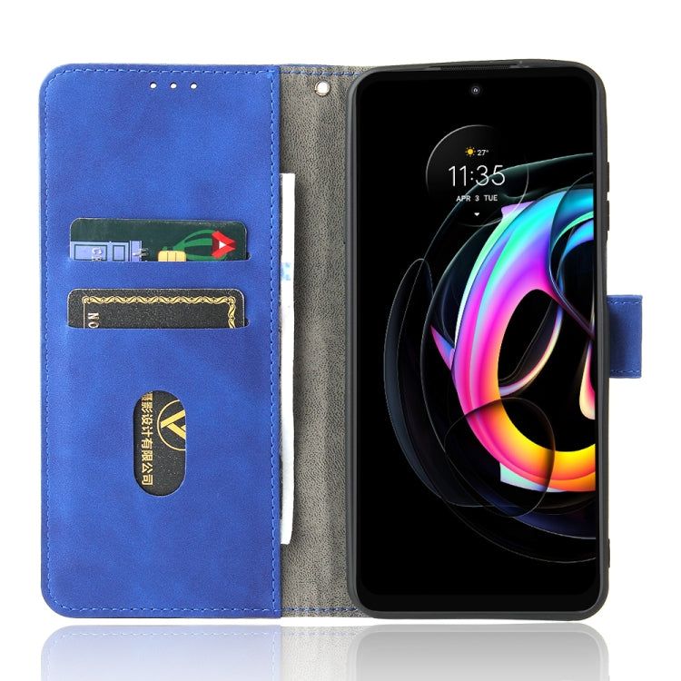 Solid Color Skin Feel Magnetic Buckle Horizontal Flip Calf Texture PU Leather Case with Holder & Card Slots & Wallet For Motorola Edge 20 Lite