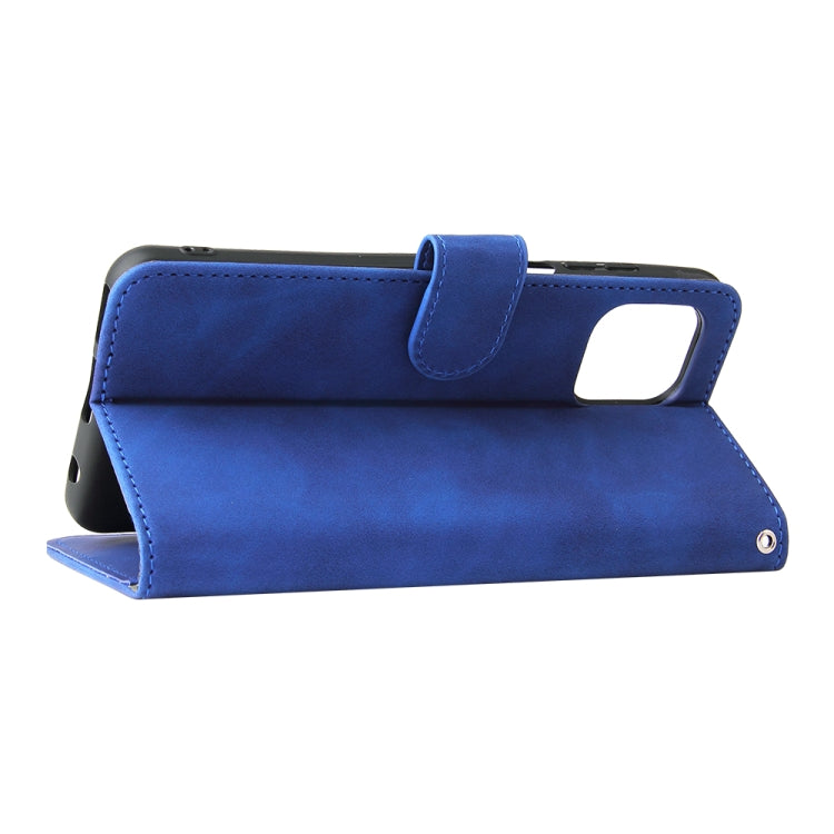Solid Color Skin Feel Magnetic Buckle Horizontal Flip Calf Texture PU Leather Case with Holder & Card Slots & Wallet For Motorola Edge 20 Lite