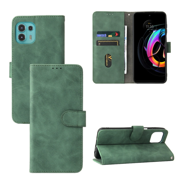 Solid Color Skin Feel Magnetic Buckle Horizontal Flip Calf Texture PU Leather Case with Holder & Card Slots & Wallet For Motorola Edge 20 Lite