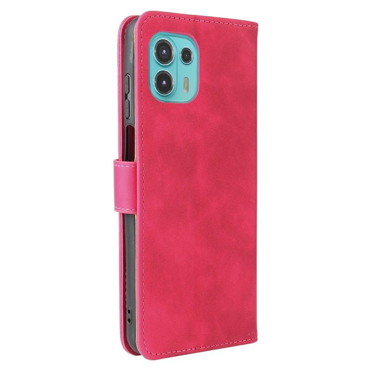 Solid Color Skin Feel Magnetic Buckle Horizontal Flip Calf Texture PU Leather Case with Holder & Card Slots & Wallet For Motorola Edge 20 Lite