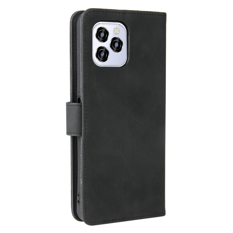 Solid Color Skin Feel Magnetic Buckle Horizontal Flip Calf Texture PU Leather Case with Holder & Card Slots & Wallet For Oukitel C21 Pro
