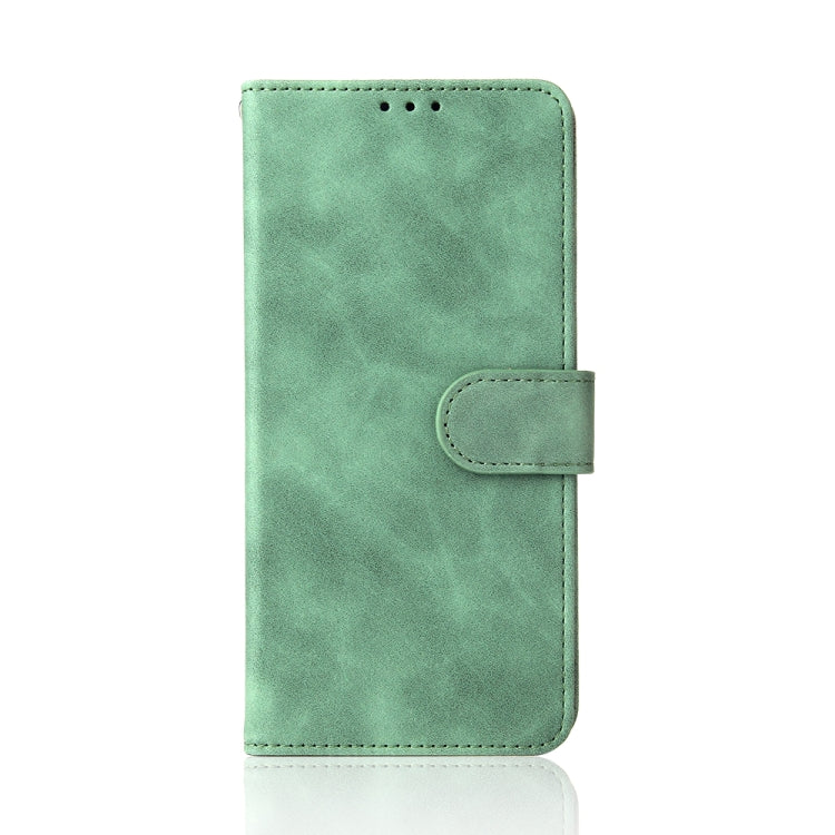 Solid Color Skin Feel Magnetic Buckle Horizontal Flip Calf Texture PU Leather Case with Holder & Card Slots & Wallet For Oukitel C21 Pro