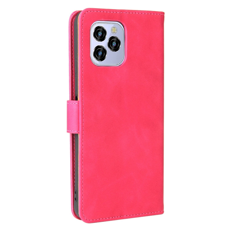 Solid Color Skin Feel Magnetic Buckle Horizontal Flip Calf Texture PU Leather Case with Holder & Card Slots & Wallet For Oukitel C21 Pro