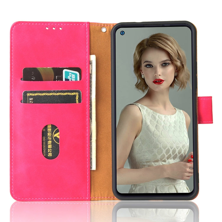 Solid Color Skin Feel Magnetic Buckle Horizontal Flip Calf Texture PU Leather Case with Holder & Card Slots & Wallet For Oukitel C21 Pro