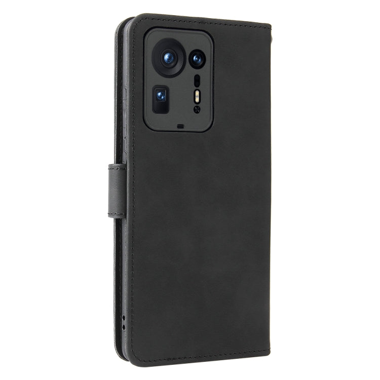Solid Color Skin Feel Magnetic Buckle Horizontal Flip Calf Texture PU Leather Case with Holder & Card Slots & Wallet For Xiaomi Mix 4