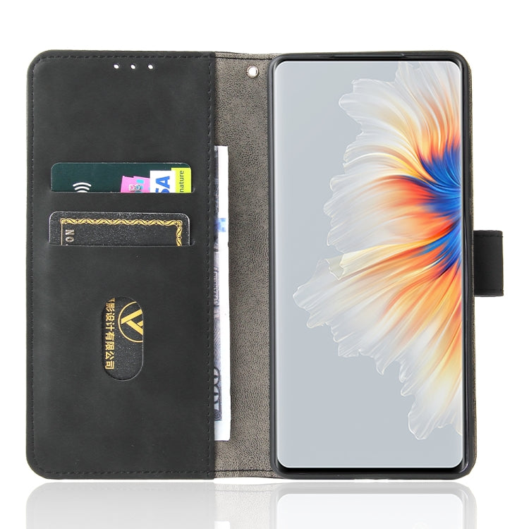 Solid Color Skin Feel Magnetic Buckle Horizontal Flip Calf Texture PU Leather Case with Holder & Card Slots & Wallet For Xiaomi Mix 4