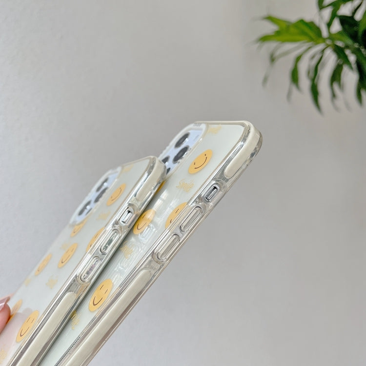 For iPhone 12 Pro Thickened TPU Shockproof Protective Case(Smile)