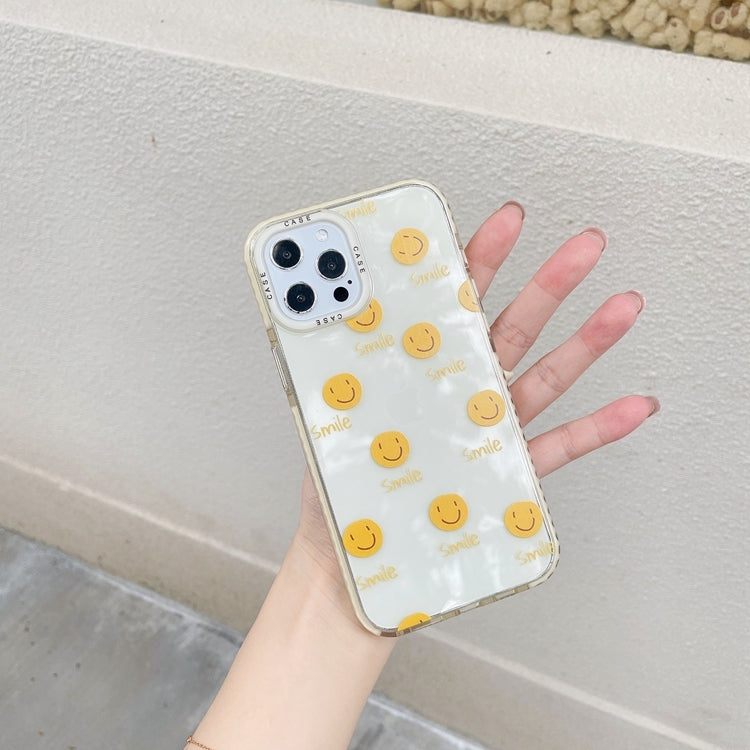 For iPhone 11 Thickened TPU Shockproof Protective Case (Smile)