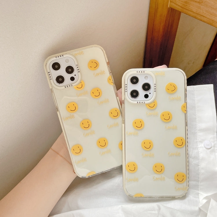 For iPhone XS Max Thickened TPU Shockproof Protective Case(Smile)