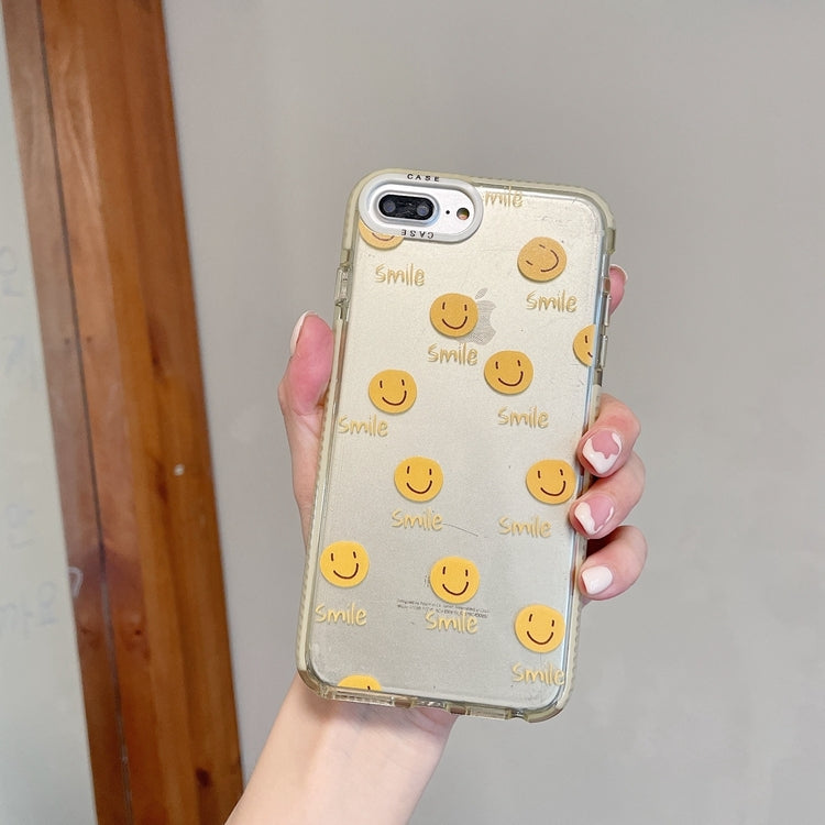 For iPhone SE 2022 / SE 2020 / 8 / 7 Thickened TPU Shockproof Protective Case(Smile)