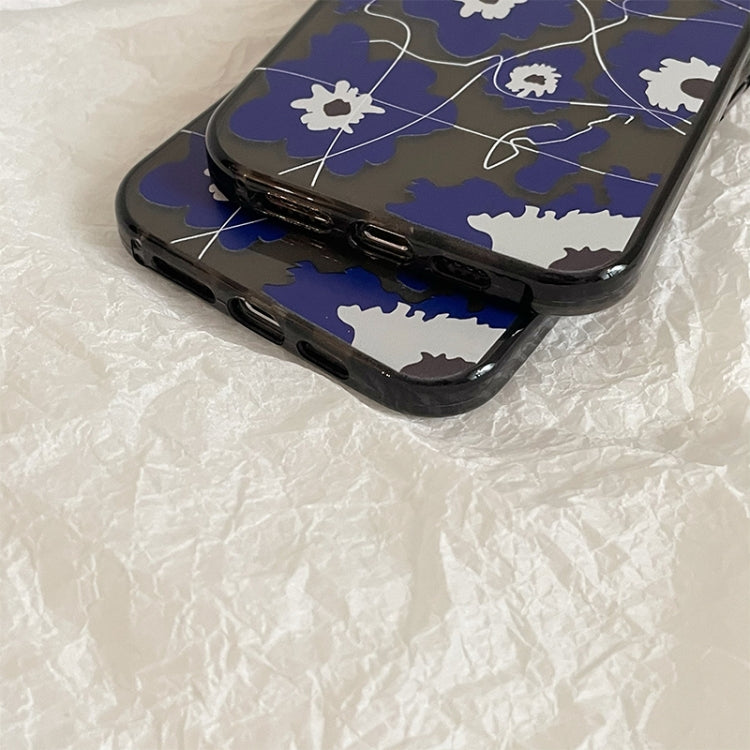 Thickened TPU Shockproof Protective Case For iPhone 8 Plus / 7 Plus(Flower)