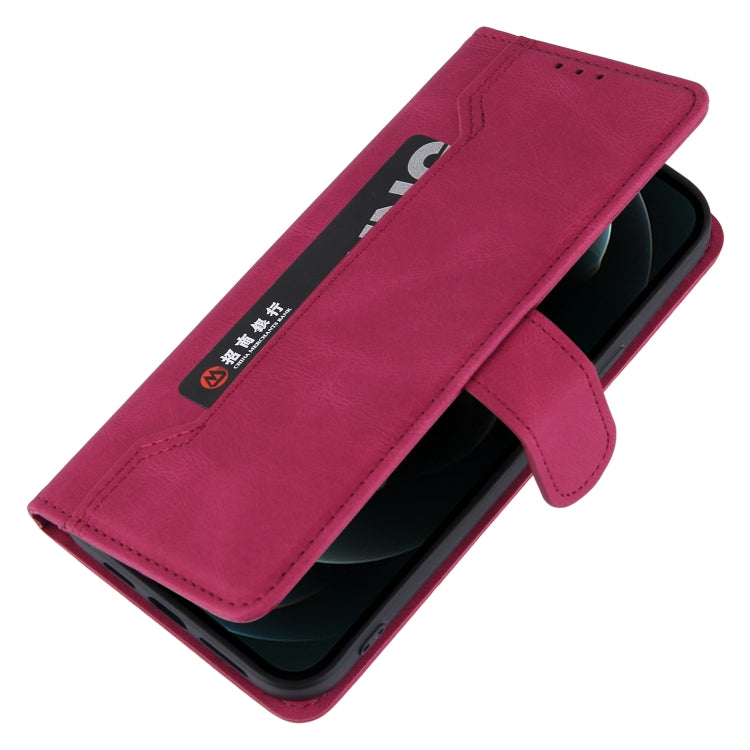 For iPhone 13 Reverse Buckle Horizontal Flip PU Leather Case with Holder & Card Slot & Wallet