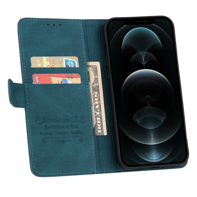 For iPhone 13 Reverse Buckle Horizontal Flip PU Leather Case with Holder & Card Slot & Wallet