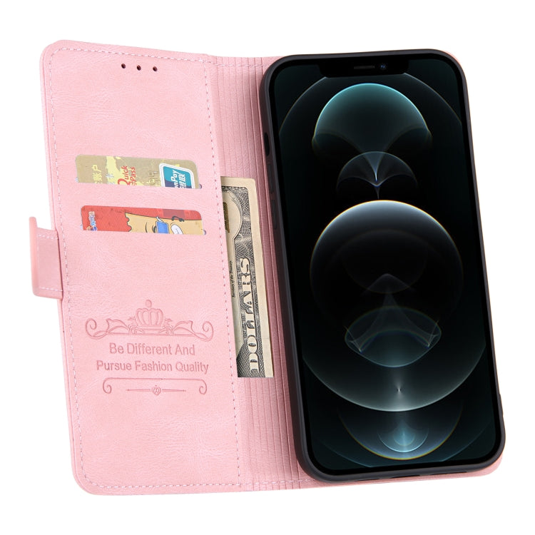 For iPhone 13 Pro Reverse Buckle Horizontal Flip PU Leather Case with Holder & Card Slot & Wallet