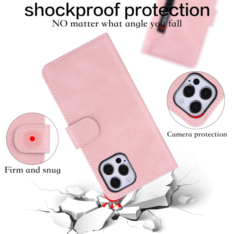 For iPhone 13 Pro Reverse Buckle Horizontal Flip PU Leather Case with Holder & Card Slot & Wallet