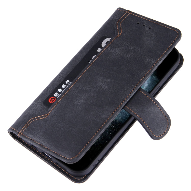For iPhone 12 Pro Max Reverse Buckle Horizontal Flip PU Leather Case with Holder & Card Slot & Wallet