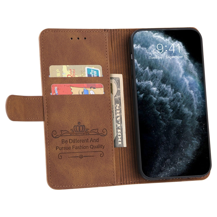 For iPhone 12 Pro Max Reverse Buckle Horizontal Flip PU Leather Case with Holder & Card Slot & Wallet