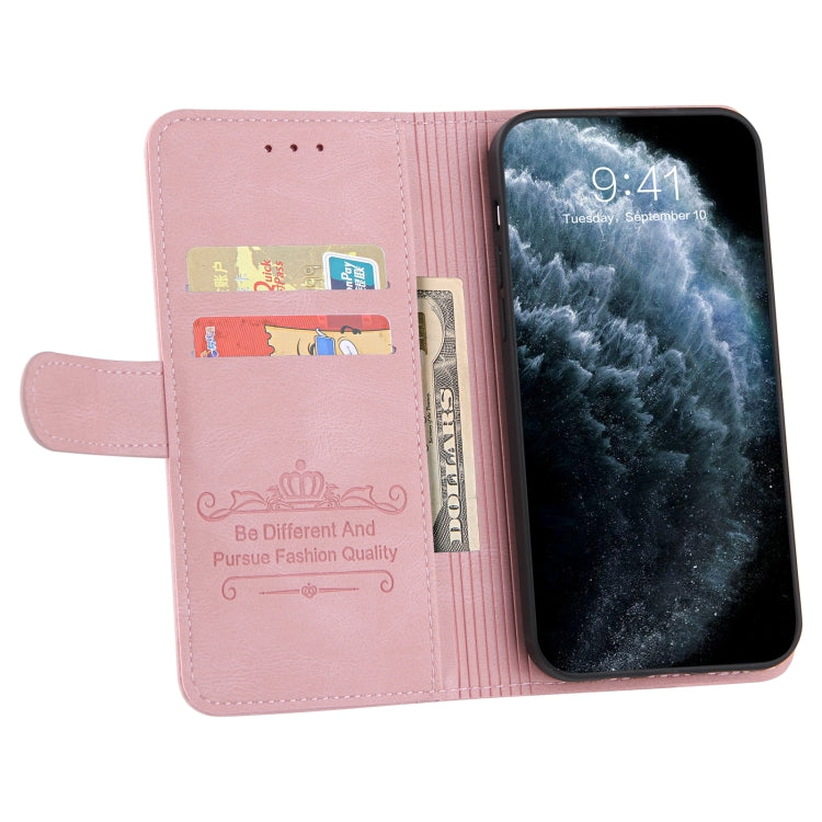 For iPhone 12 Pro Max Reverse Buckle Horizontal Flip PU Leather Case with Holder & Card Slot & Wallet