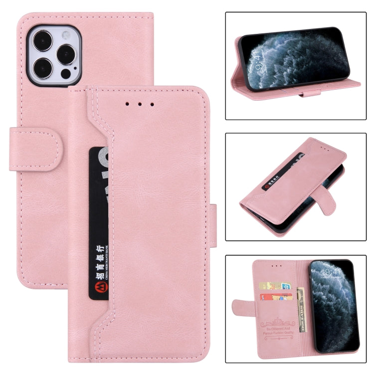 For iPhone 11 Reverse Buckle Horizontal Flip PU Leather Case with Holder & Card Slot & Wallet