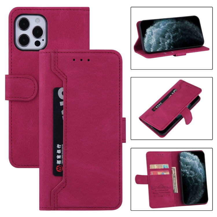 For iPhone 11 Pro Max Reverse Buckle Horizontal Flip PU Leather Case with Holder & Card Slot & Wallet