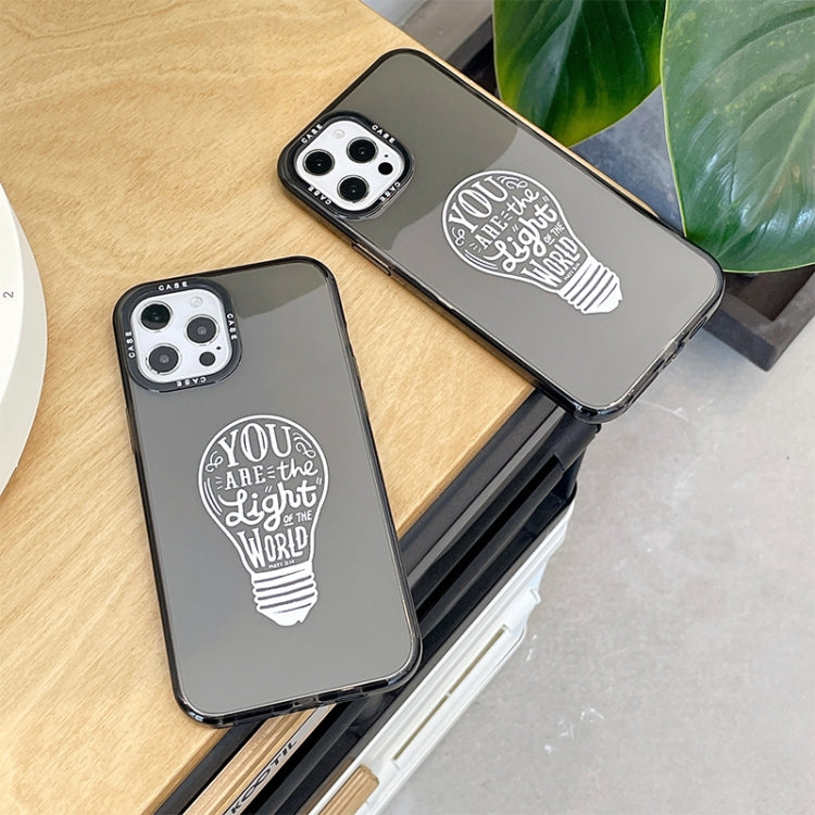 For iPhone 12 Thickened TPU Shockproof Protective Case(Bright Lamp)