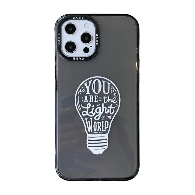 For iPhone 12 Pro Thickened TPU Shockproof Protective Case(Bright Lamp)