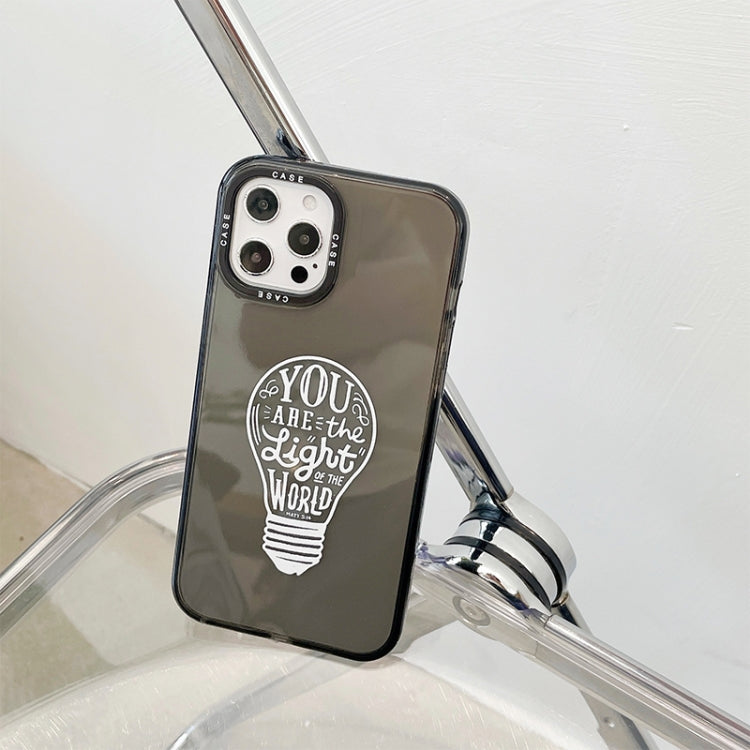 For iPhone 12 Pro Thickened TPU Shockproof Protective Case(Bright Lamp)