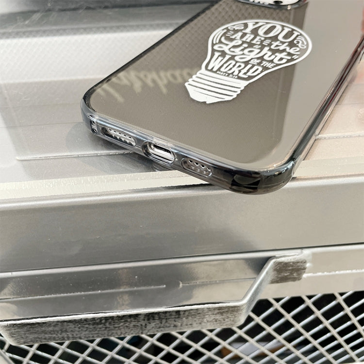 For iPhone 12 Pro Max Thickened TPU Shockproof Protective Case(Bright Lamp)