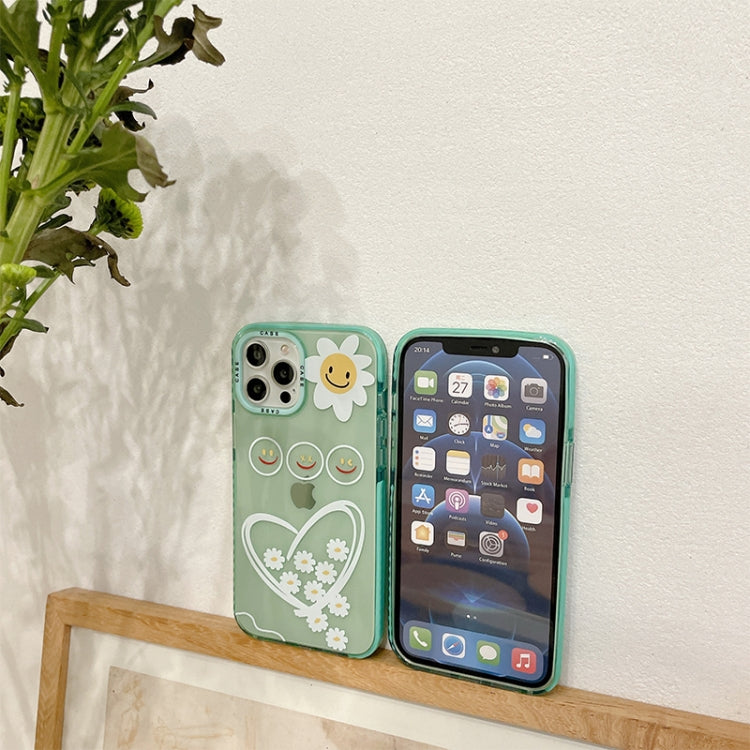 Thickened TPU Shockproof Protective Case For iPhone 8 Plus / 7 Plus(Smiley Sunflower)