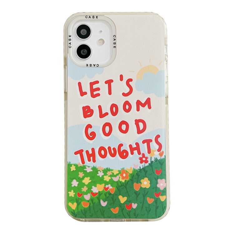 For iPhone 12 Thickened TPU Shockproof Protective Case