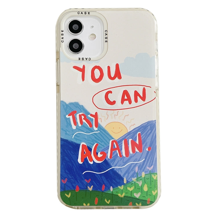 For iPhone 12 Thickened TPU Shockproof Protective Case