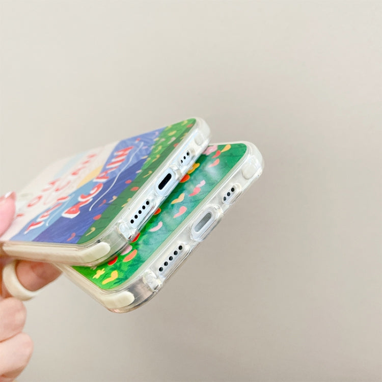For iPhone X / XS Thickened TPU Shockproof Protective Case