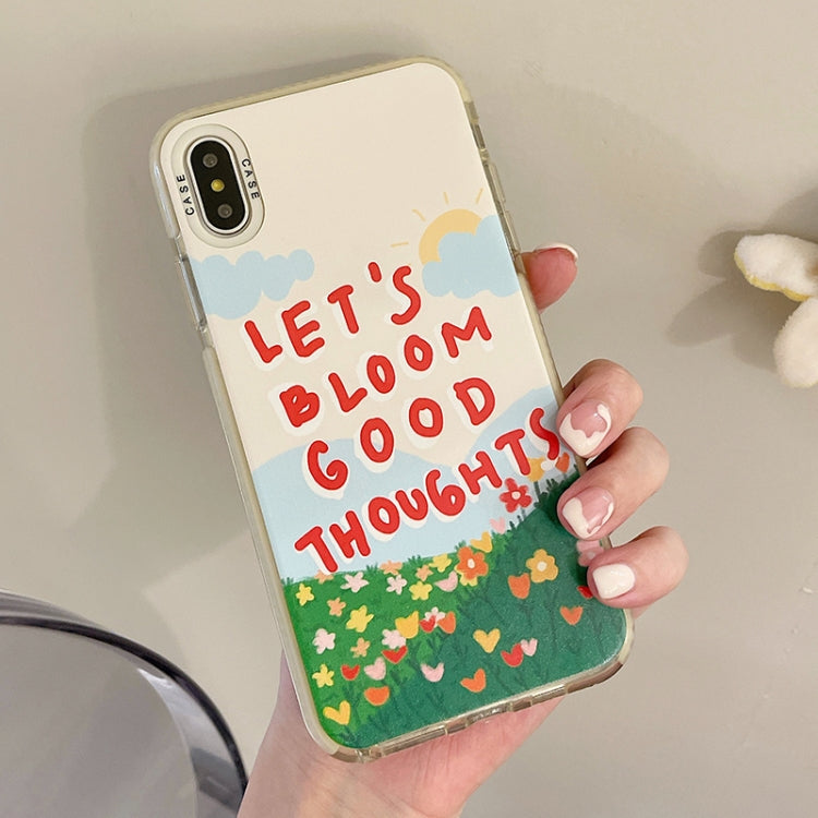 For iPhone XR Thickened TPU Shockproof Protective Case