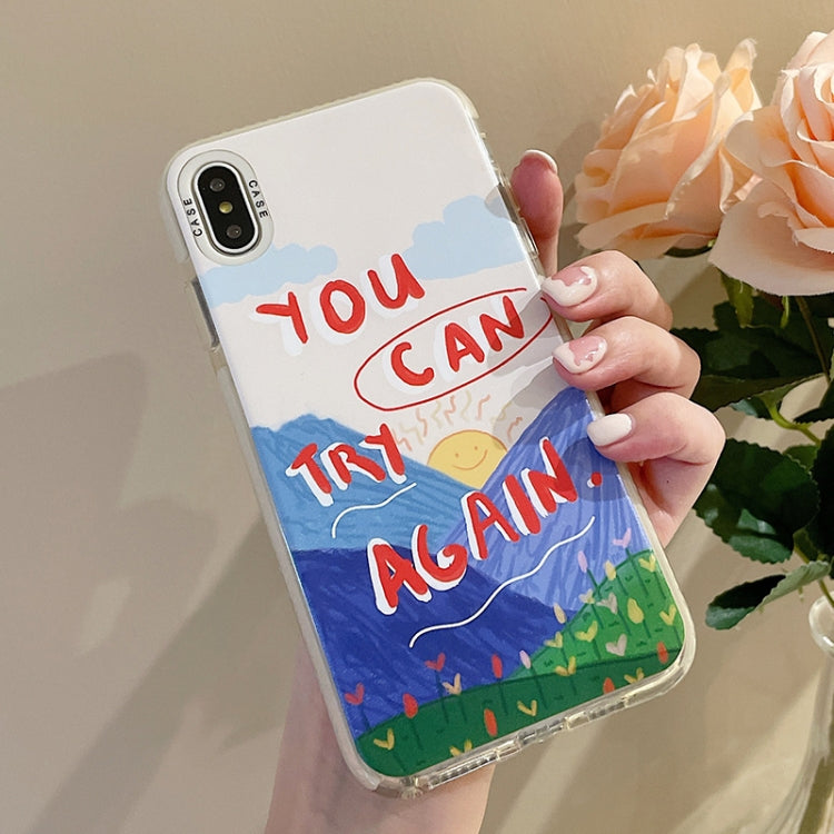 For iPhone XR Thickened TPU Shockproof Protective Case