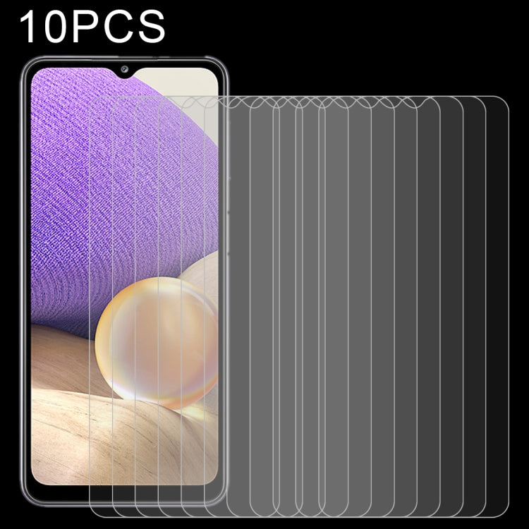 For Samsung Galaxy A32 5G 10 PCS 0.26mm 9H 2.5D Tempered Glass Film