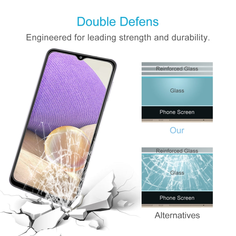 For Samsung Galaxy A32 5G 10 PCS 0.26mm 9H 2.5D Tempered Glass Film
