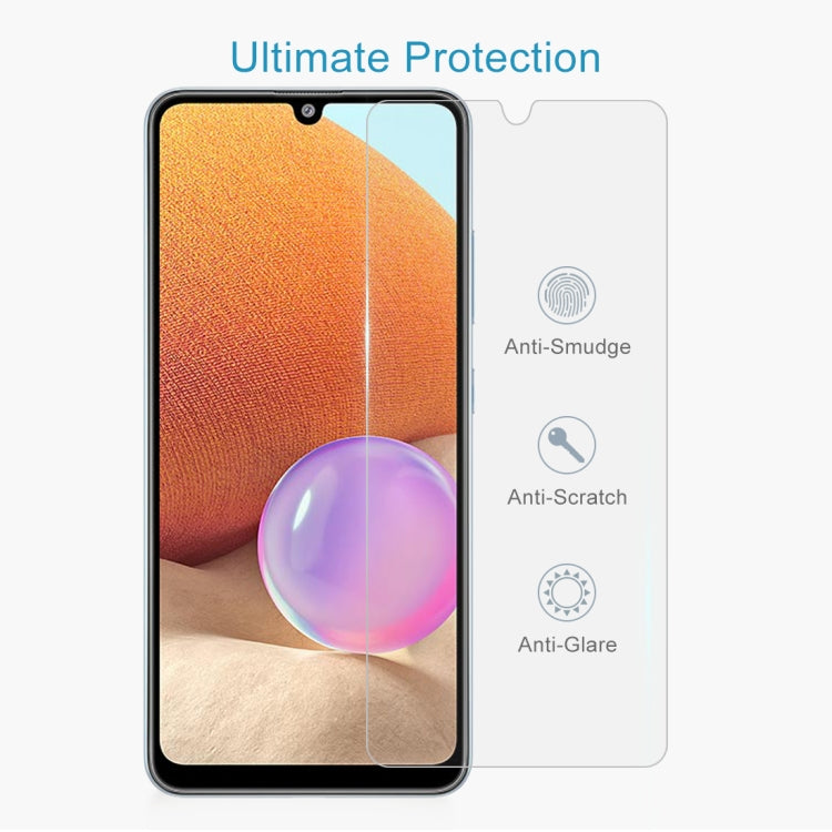 For Samsung Galaxy A32 4G 50 PCS 0.26mm 9H 2.5D Tempered Glass Film