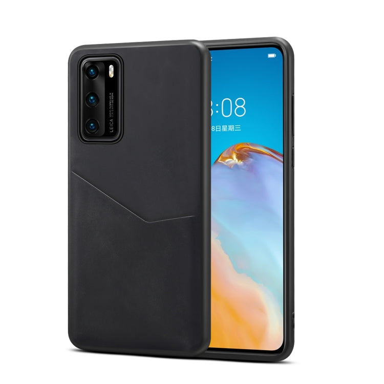 For Huawei P40 Skin Feel PU + TPU Protective Case with Card Slot