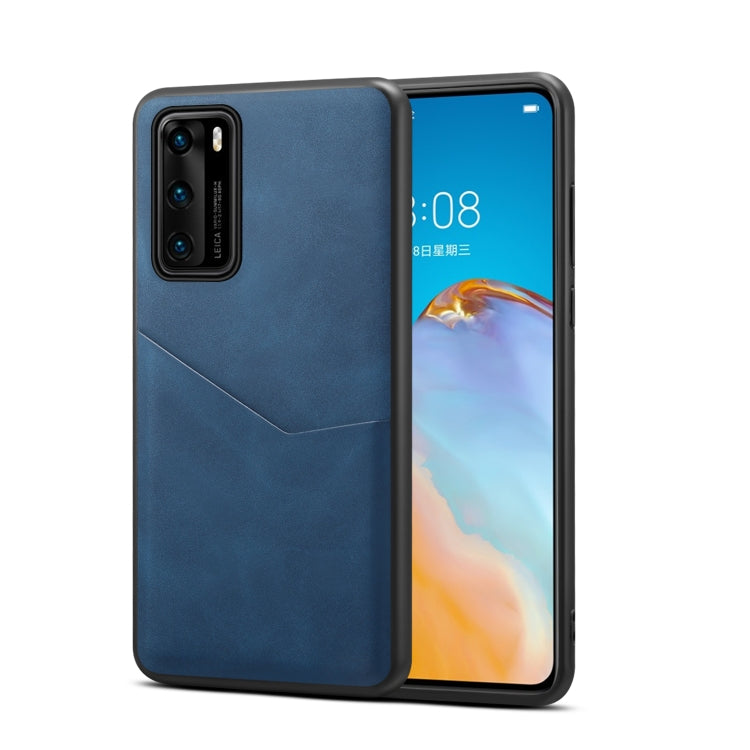 For Huawei P40 Skin Feel PU + TPU Protective Case with Card Slot
