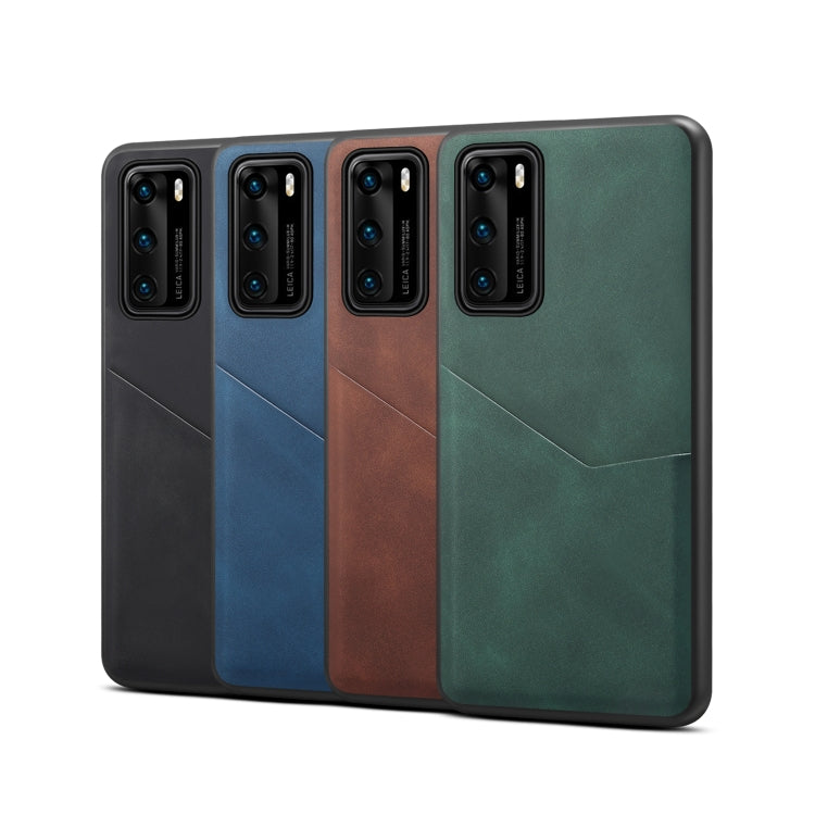 For Huawei P40 Skin Feel PU + TPU Protective Case with Card Slot