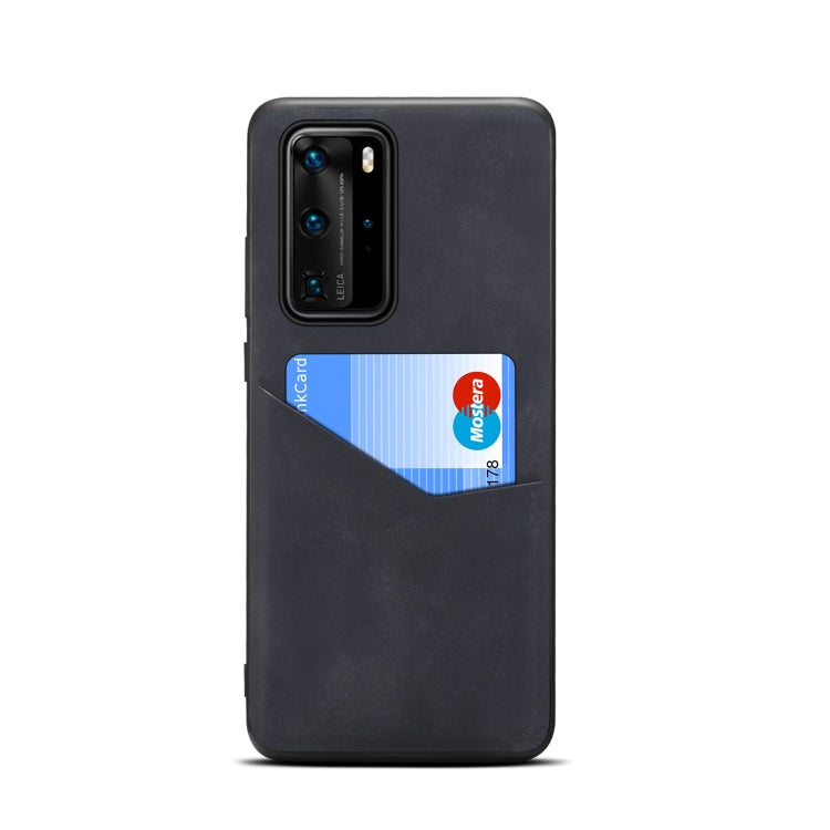 For Huawei P40 Pro Skin Feel PU + TPU Protective Case with Card Slot