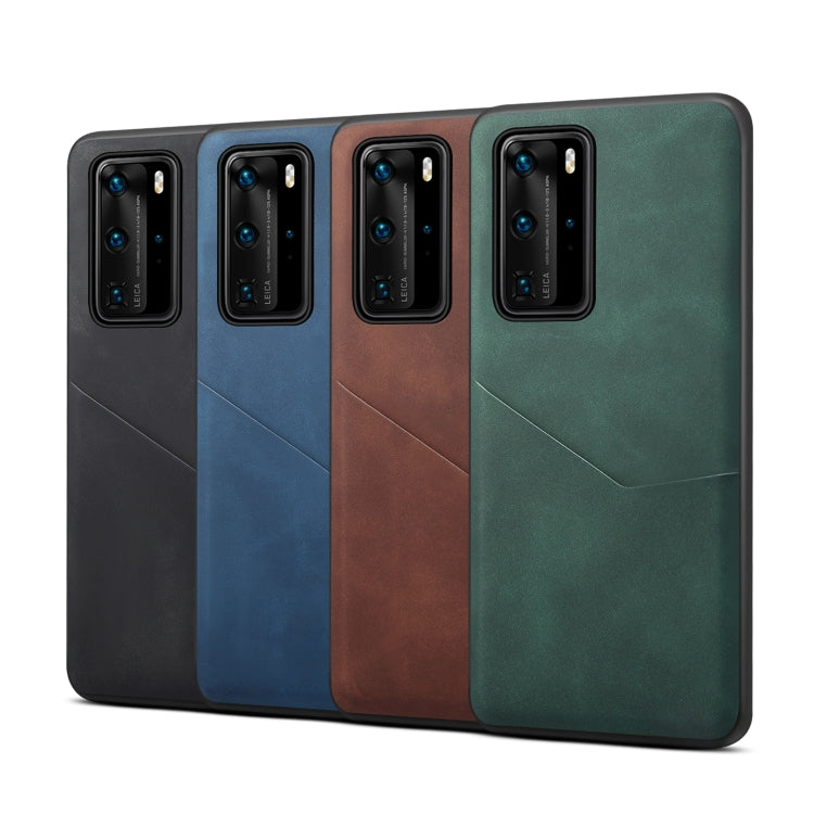 For Huawei P40 Pro Skin Feel PU + TPU Protective Case with Card Slot
