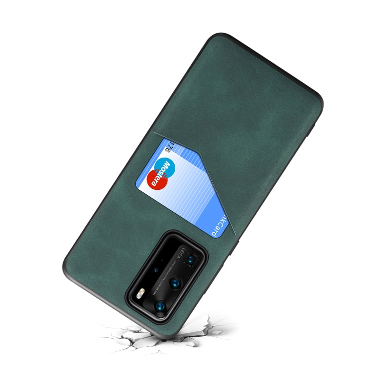 For Huawei P40 Pro Skin Feel PU + TPU Protective Case with Card Slot