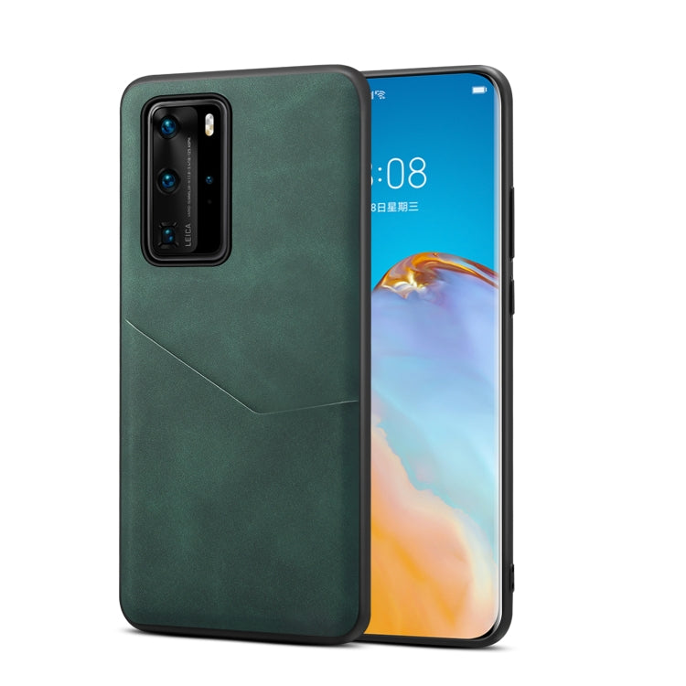 For Huawei P40 Pro Skin Feel PU + TPU Protective Case with Card Slot