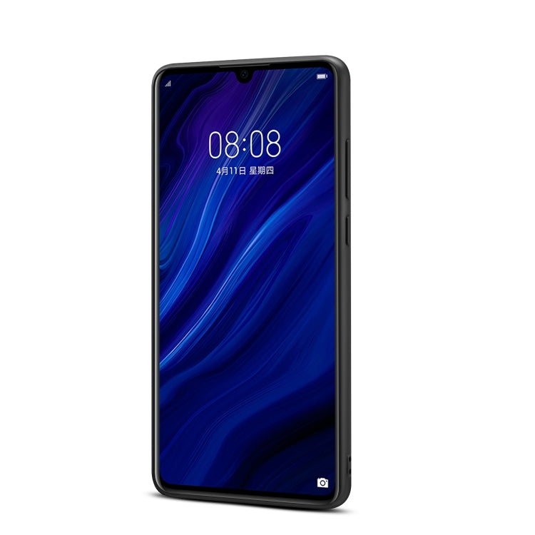 For Huawei P30 Skin Feel PU + TPU Protective Case with Card Slot