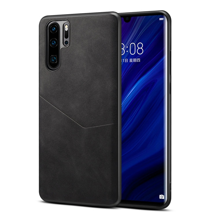 For Huawei P30 Pro Skin Feel PU + TPU Protective Case with Card Slot