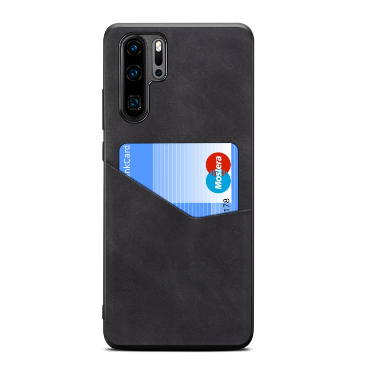 For Huawei P30 Pro Skin Feel PU + TPU Protective Case with Card Slot